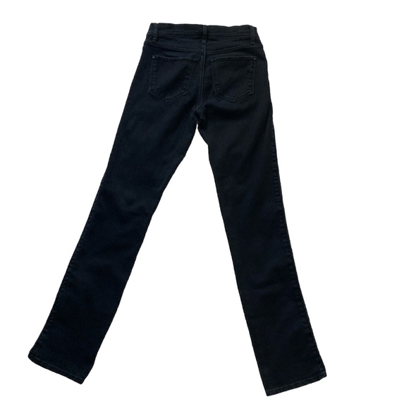 Elle Paris Slim Straight Black Jeans SZ (2) - Picture 2 of 9